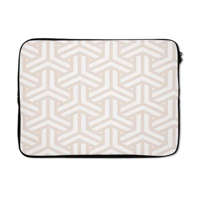Produktbild von MuchoWow® Laptop Hülle 13 Zoll Geometrie - Linie - Form - Muster Laptoptasche - Laptophülle - Sleeve - Rundumschutz