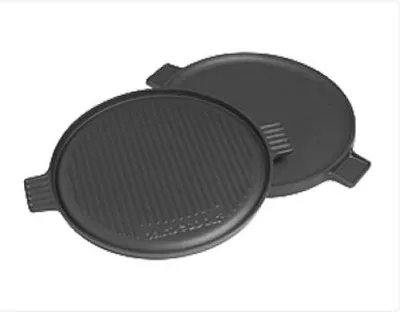 Zdjęcie produktu dla Płyta grillowa okrągła żeliwna 35 cm do grilla plancha