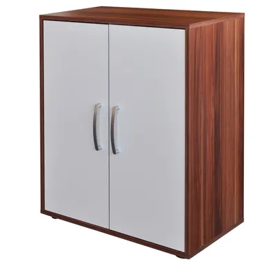 Obrázek produktu pro Prádelník s dvířky 61501 ořech/bílá