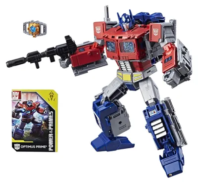 Produktbild von Transformers Generations : Power of The Primes – Leader Class – Optimus Prime – 22cm Actionfigur mit Accessories