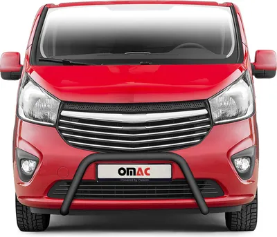 Immagine prodotto di Barra di protezione del paraurti anteriore per Opel Vivaro 2014-2019 con ABE acciaio nero