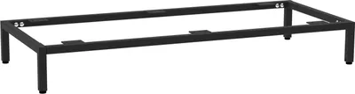 Image de Untergestell >Santorin< in schwarz, metall - 90x13x38cm (BxHxT)