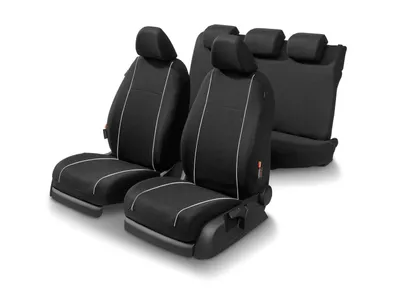 Produktbild von 12-tlg. Autositzbezug Komplettset UNIVERSAL SET Schwarz Airbag ULTIMATE SPEED®