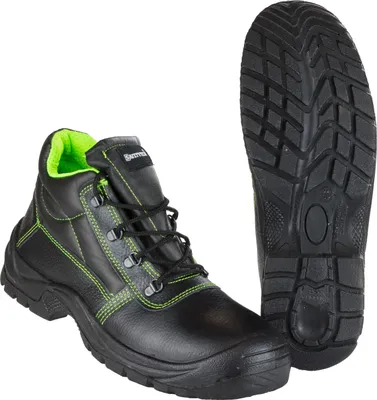 Produktbild von Safetytex Schnürstiefel Rostock S3 Sicherheitsschuhe Stahlkappe schwarz Größe XX 43