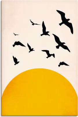 Produktbild von ARTland Leinwandbild Flügel zum Fliegen Größe: 60x90 cm