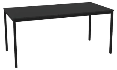 Produktbild von Povag Konferenztisch 180x80x75 cm, Schreibtisch Bürotisch Computertisch, Schwarz