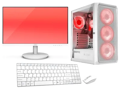 Produktbild von VIST Gaming PC Komplett Set R7 5700G 32GB VEGA SSD 1TB WIFI Win11 24"