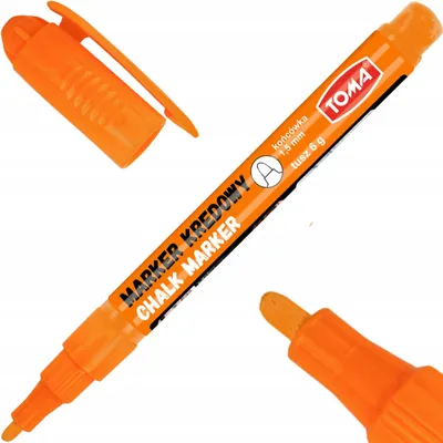 Produktbild von Toma TO-293 Kreidemarker Orange 1,5mm für Tafeln