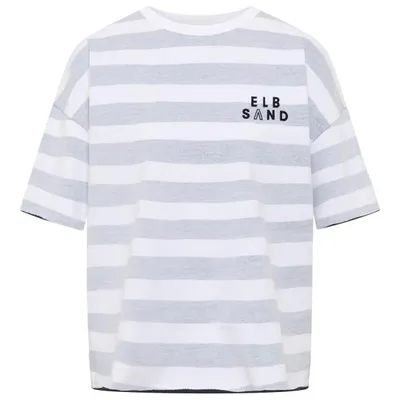 Produktbild von Elbsand Gry T-Sweat in Grau\Weiß Gr. S