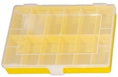 Produktbild von hünersdorff 608200, Aufbewahrungsbox, Gelb, Rechteckig, Polypropylen (PP), Einfarbig, 250 mm