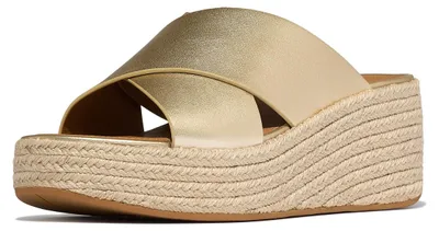 Immagine prodotto di FITFLOP FitFlop Espadrillas con zeppa in pelle e cinturini incrociati  41