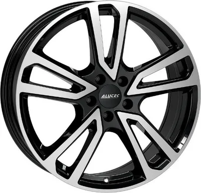Produktbild von 17 Zoll Alufelge ALUTEC Tormenta 17"x7" 5x112 PCD ET49 57.10mm Felge Schwarz Frontpoliert