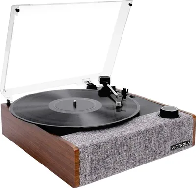 Obrázek produktu pro Victrola VTA-74, Gramofon s řemínkovým náhonem, vlašský ořech, 78 ot/min, 78 ot/min, 307 mm, 326 mm