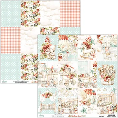 Immagine prodotto di MINTAY 30x30cm carta bifacciale per scrapbooking 240g - Lullaby Lane 06