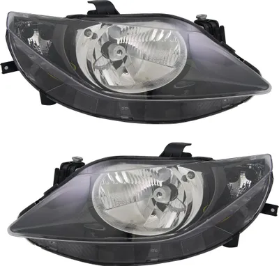 Produktbild von TYC Scheinwerfer Set für Seat Ibiza V 6J1 6J5 6J8 H4 Motor Halogen Schwarz LWR