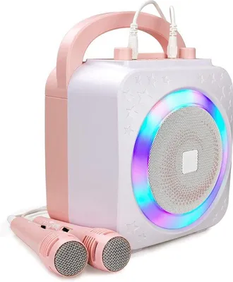 Obrázek produktu pro Karaoke sada pro dospělé se 2 mikrofony, růžová