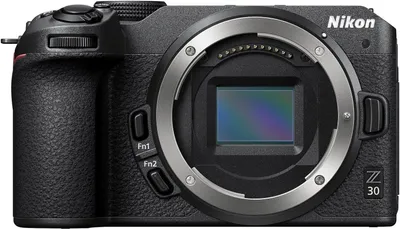 Produktbild von Nikon Z 30 Vlogger Kit, 20,9 MP, 5568 x 3712 Pixel, CMOS, 4K Ultra HD, Touchscreen, Schwarz