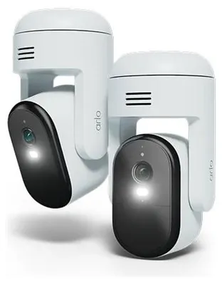 Produktbild von Arlo Essential 3 2K PTZ-Sicherheitskamera, 2er Set