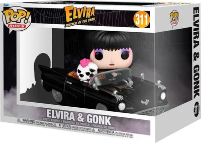 Zdjęcie produktu dla Figurka POP Deluxe Elvira Władczyni Ciemności z Gonkiem