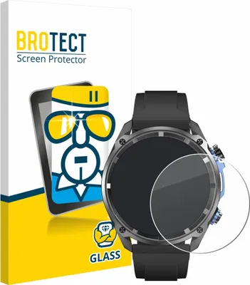 Produktbild von BROTECT Schutzglas für DTNO.1 DTG1 1.43" Displayschutz 9H Glas klar transparent