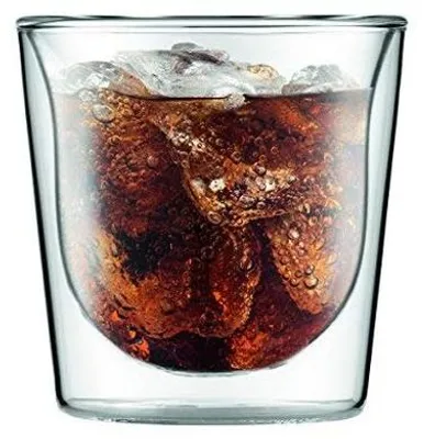 Immagine prodotto di Set di 4 bicchieri in vetro a doppia parete, capacità 250 ml