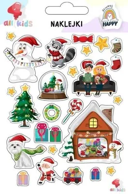 Produktbild von Weihnachtsaufkleber für Kinder 1 – All4Kids