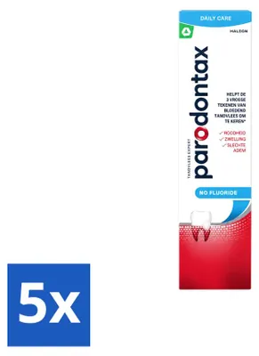 Obrázok produktu pre 5 ks zubnej pasty Parodontax bez fluóru - 75 ml - výhodný balík - 5 kusov