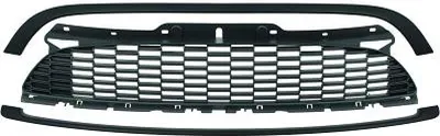 Produktbild von DIEDERICHS 1206340 Kühlergrill Frontgrill für MINI Schrägheck (R56) Schwarz Matt