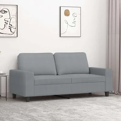Produktbild von Cloris DesignMöbel 2-Sitzer-Sofa Hellgrau 140 cm Stoff , Schlafsofas 2024 Neu