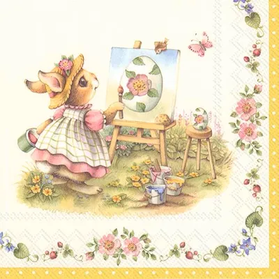 Produktbild von Servietten 33x33 cm - SPRING EASTER TIME (V&B)