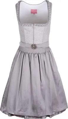 Produktbild von Dirndl Georgia 60cm Länge grau 44