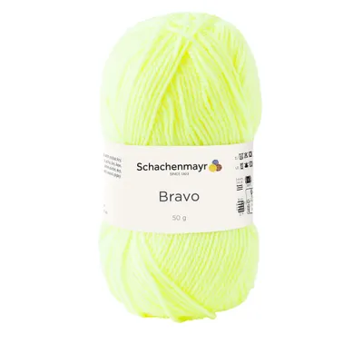 Immagine prodotto di Schachenmayr Bravo, filati per lavoro a mano da 50 g, giallo neon