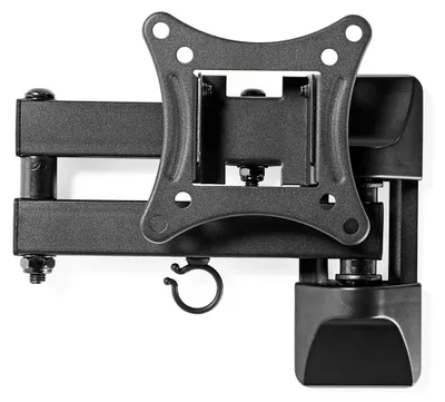 Produktbild von Nedis Vollbewegliche-TV-Wandhalterung - 13 - 27 " - maximal unterstützes Bildschirmgewicht: 15 kg - kippbar - drehbar - Minimaler Wandabstand: 60 mm - Maximaler Wandabstand: 350 mm - 3 Drehpunkt(e)