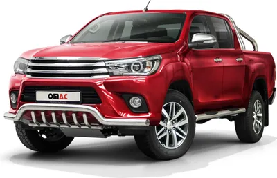 Produktbild von Frontschutzbügel Frontbügel für Toyota Hilux 2015-2022 mit ABE Stahl Silber