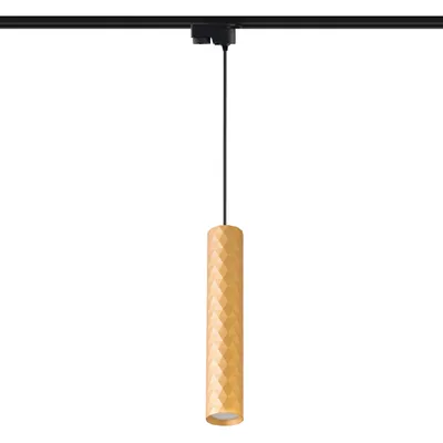 Produktbild von MasterLED Pendelleuchte 1-Phasen – Gold – GU10 – LED Hängeleuchte modern für Esszimmer & Küche – Glamour