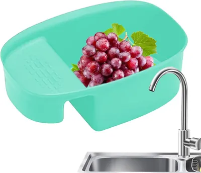 Produktbild von Abflusskorb für die Küche | Müllsieb zur Schmutzentsorgung | Spülen von Obst und Wasser