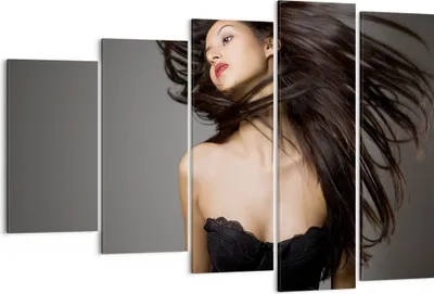 Produktbild von Bild auf Leinwand - Leinwandbild - Schönheit Mode Modell posieren - 150x100cm - Wand Bild - Wanddeko - Leinwanddruck - Bilder - Kunstdruck - Leinwand bilder - Wandkunst - EG150x100-2128