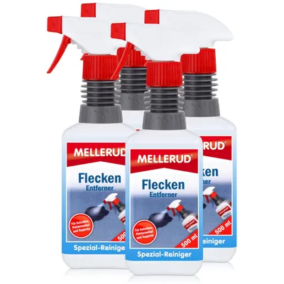 Produktbild von 4x Mellerud Flecken Entferner 500 ml - Fasertiefe Sauberkeit