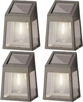 Imagen del producto de Juego de 4 luces LED solares - Modelo 898174 - Lumineo
