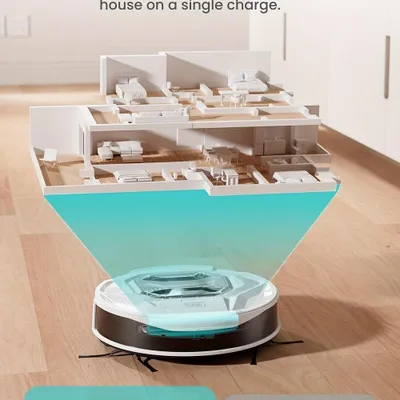 Obrázek produktu pro Robotický vysavač - Robotický vysavač s funkcí vytírání - Automatický vysavač - Robotický vytírač - Robotický vysavač