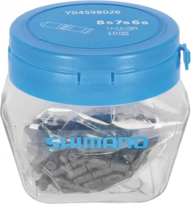 Produktbild von Shimano Kettennietstift 6/7/8-fach 100er Pack - Präzise Ersatz-Kettenniete fü...