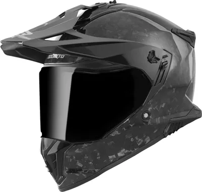 Zdjęcie produktu dla Kask enduro Bogotto FG-601 z włókna węglowego, czarny, rozmiar XL