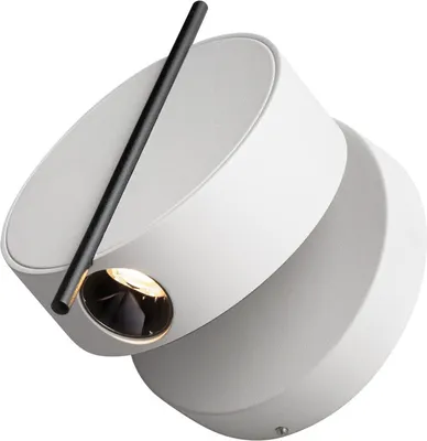 Image de Maytoni Nuance LED Applique murale, 4W, blanc/noir, IP20, 3000K