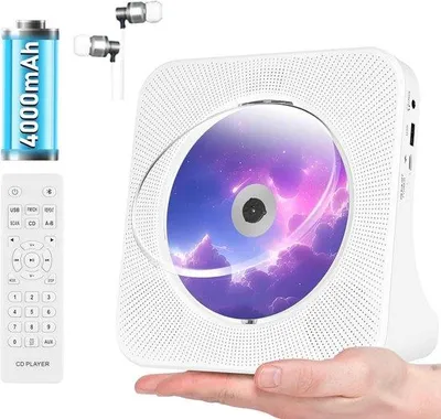 Zdjęcie produktu dla Przenośny odtwarzacz Hi-Fi z Bluetooth, głośnikami oraz wejściem USB/AUX