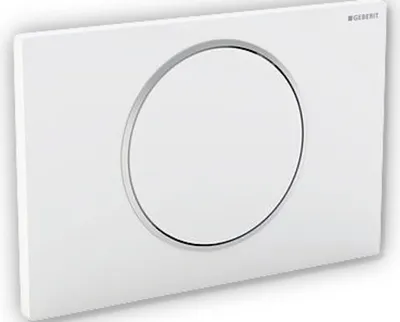 Produktbild von Geberit 115.758.JT.5, Spülplatte, Weiß, Rot, Geberit, 246 mm, 14 mm, 164 mm