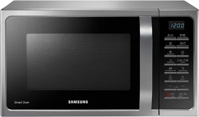 Produktbild von Samsung MC28H5015AS Kombi-Mikrowelle 28 l 900 W Grill Heißluft Schwarz/Silber