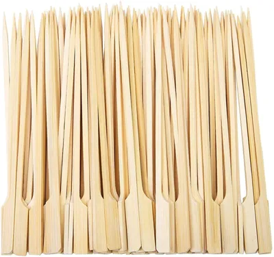 Productafbeelding van 100 Stuks Houten Barbecue Spiesjes 30 cm