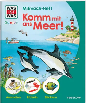 Produktbild von WAS IST WAS Junior Mitmach-Heft Komm mit ans Meer!