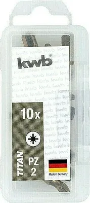 Produktbild von KWB 101682 Bits, Titan PZ2 Profipack (10 Stück)