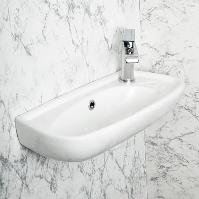 Produktbild von Waschbecken hängend ELFY 51 cm aus Keramik